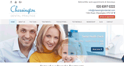 Desktop Screenshot of chessingtondental.com